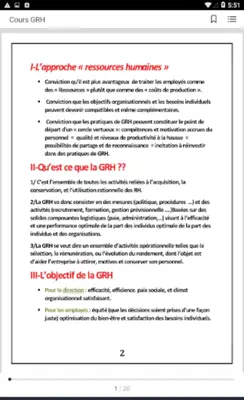 GRH - Gestion des ressources humaines (Cours) android App screenshot 2